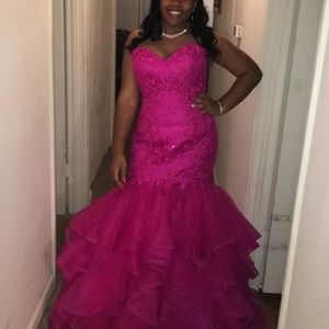 Mermaid Prom dress.